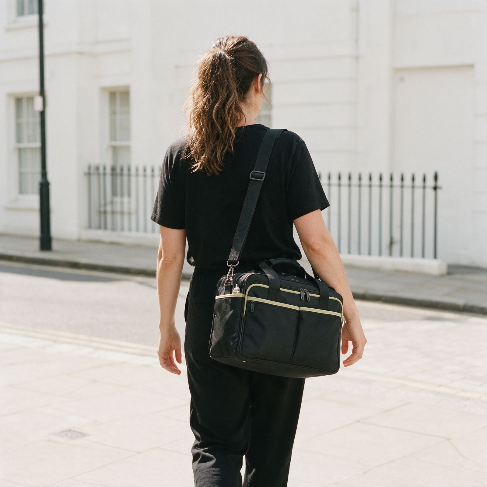 Independent beauty professional at work in London